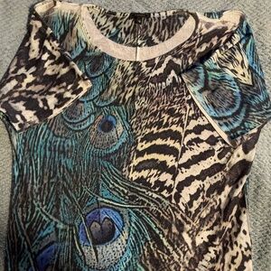 Unique animal print pullover women’s top